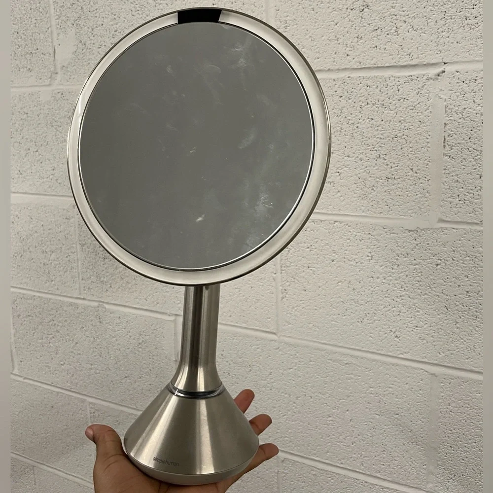 Simplehuman 8” Chrome Vanity Mirror